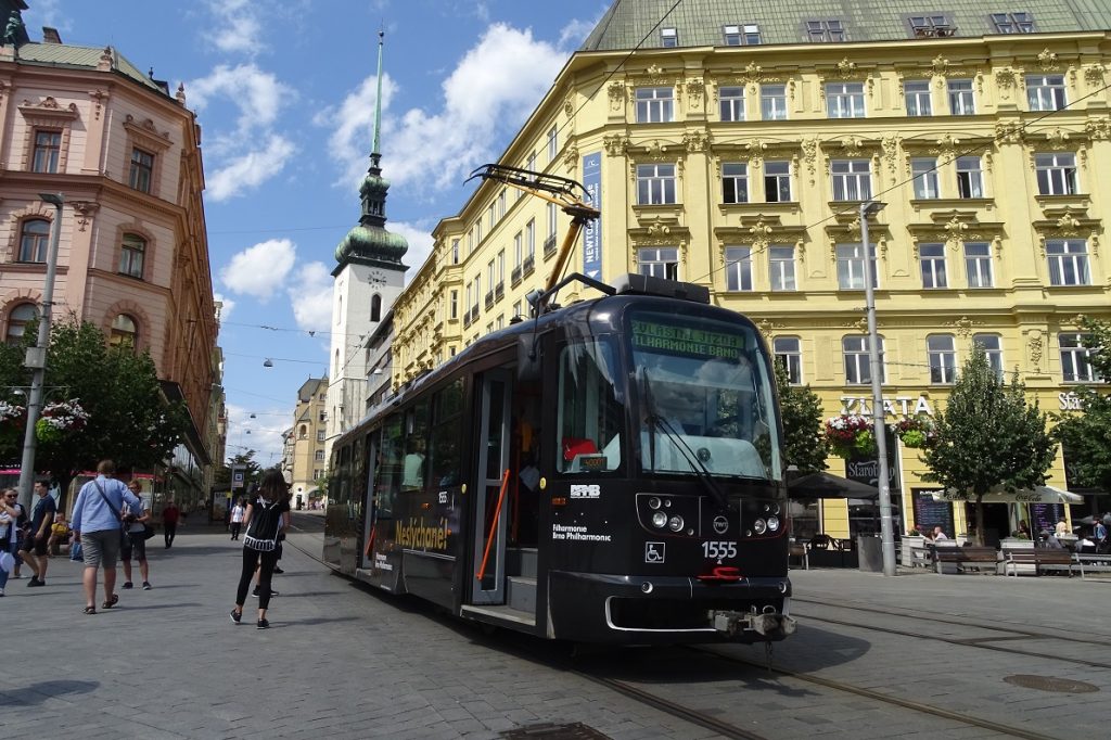 In Photos: Brno Philharmonic Orchestra Tram Passes Through Brno’s Center In Photos: Brno Philharmonic Orchestra Tram Passes Through Brno’s Center