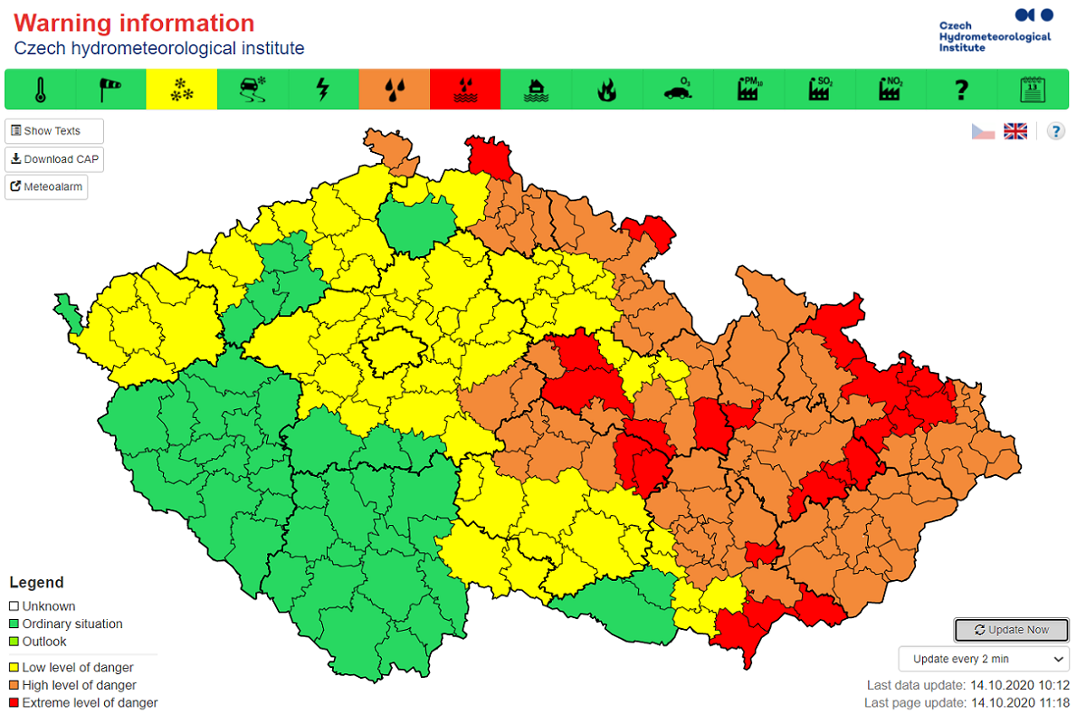 In Brief: Severe Weather Alert in Czech Republic – Brno Daily