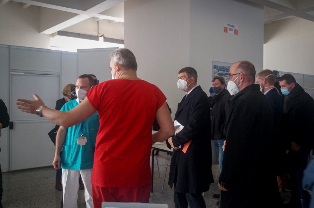 In Photos: Babis and Blatny Visit New Vaccination Centre In Brno In Photos: Babis and Blatny Visit New Vaccination Centre In Brno