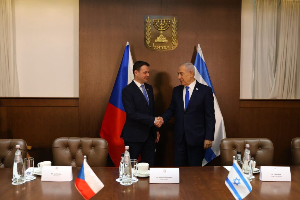 Czech Foreign Minister Macinka Meets Netanyahu During Visit To Israel