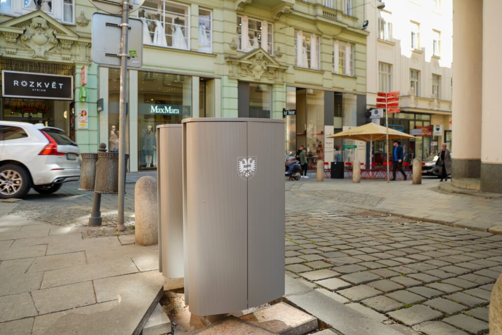 Brno-Centre District Is Replacing 100 Waste Bins In The City Centre