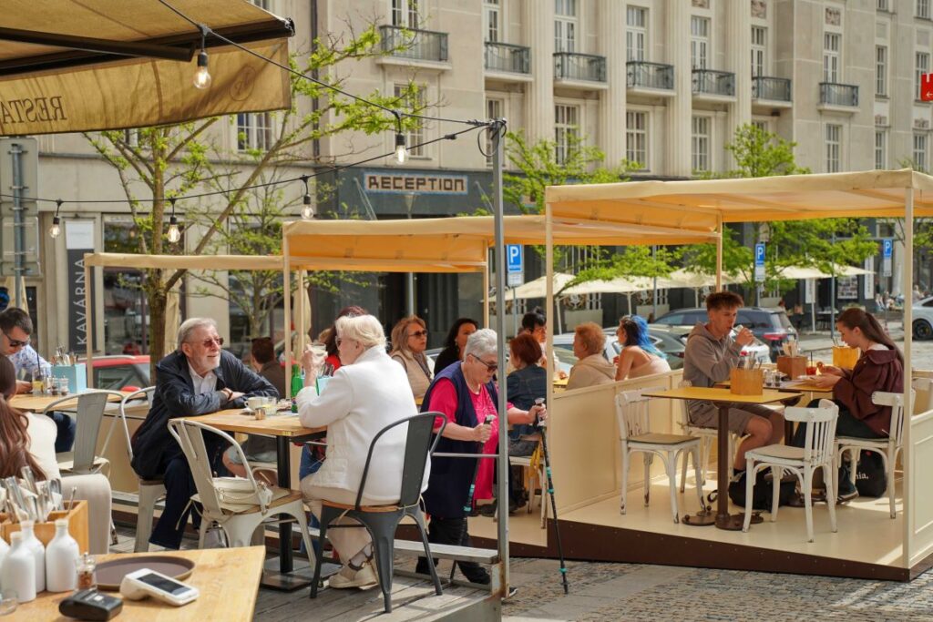 Restaurant Gardens Return To Brno City Centre With The Arrival of Spring