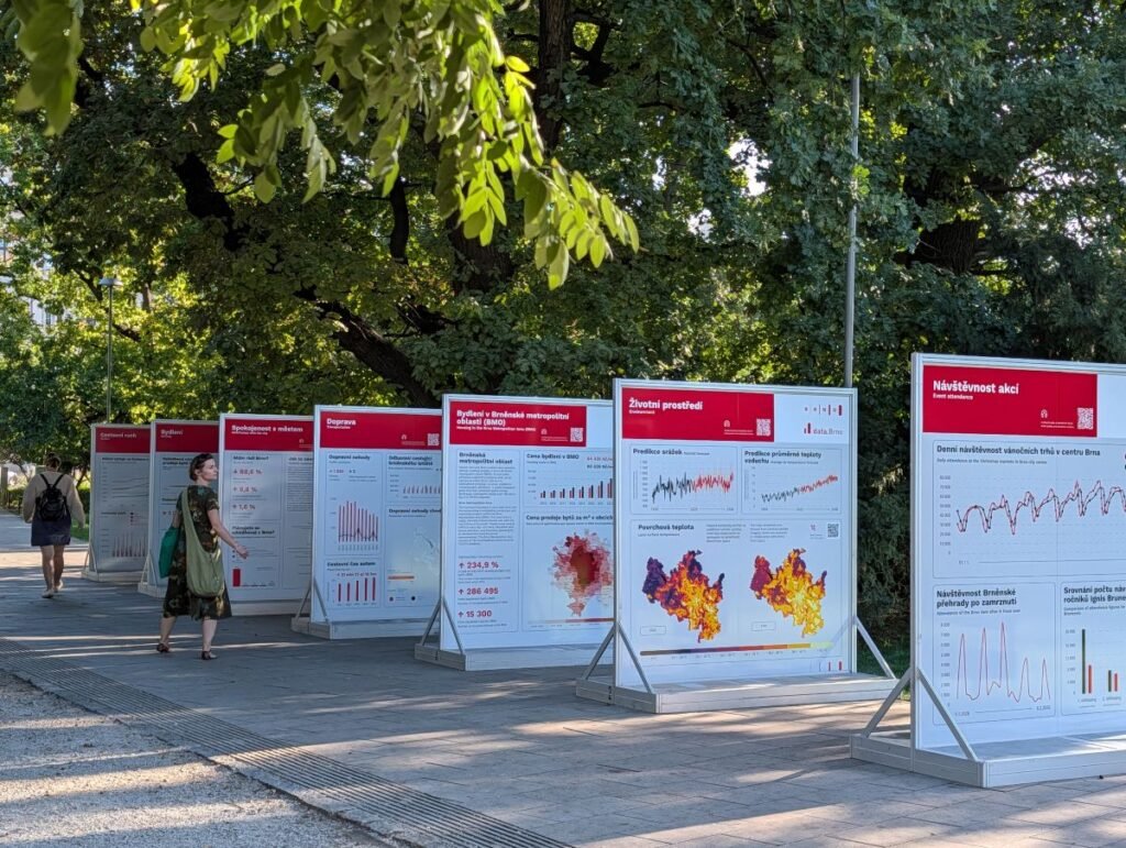 Explore Brno By Numbers In Public Exhibition On Moravske Namesti - Brno Daily