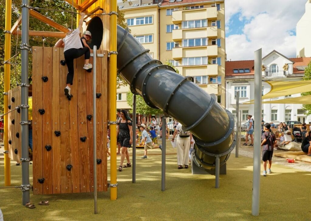Children’s Playground On Obilní Trh Re-Opens After Significant Renovation - Brno Daily